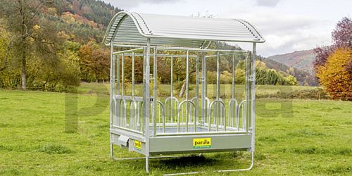 Patura Profi-Viereckraufe mit Universal-Fressgittern