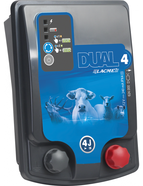 Weidezaungerät Dual D4 12V/230V 4 Joule